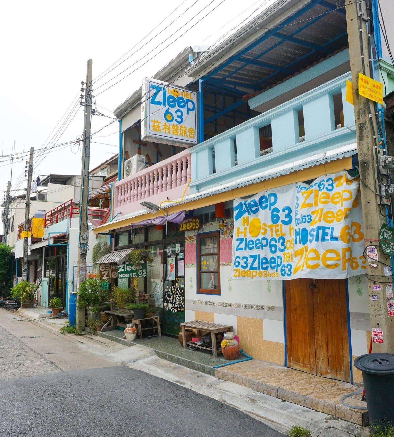 Zleep63 Hostel Bangkok Exterior photo
